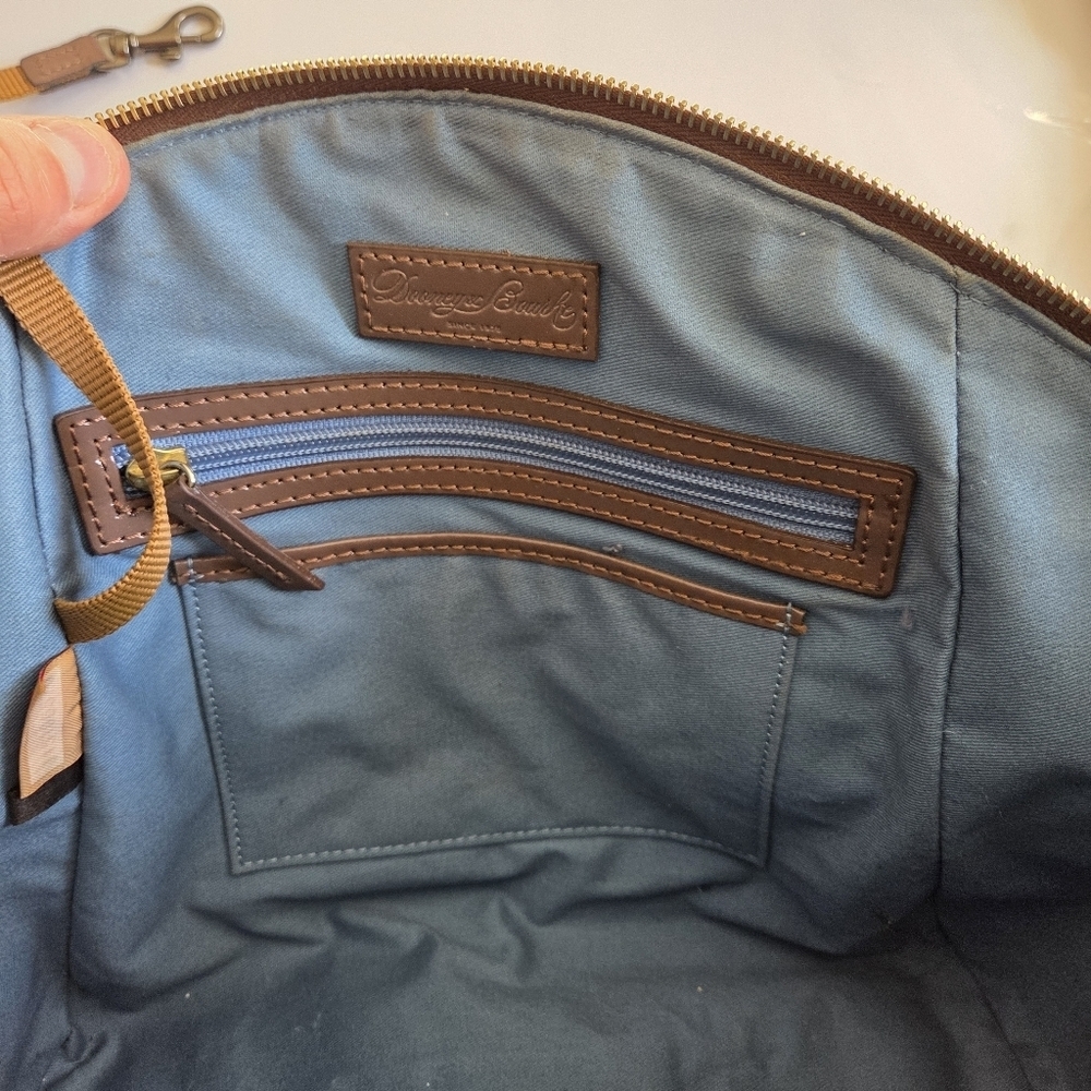 Dooney & Bourke Mink Patent Leather Handbag - Picture 7 of 16